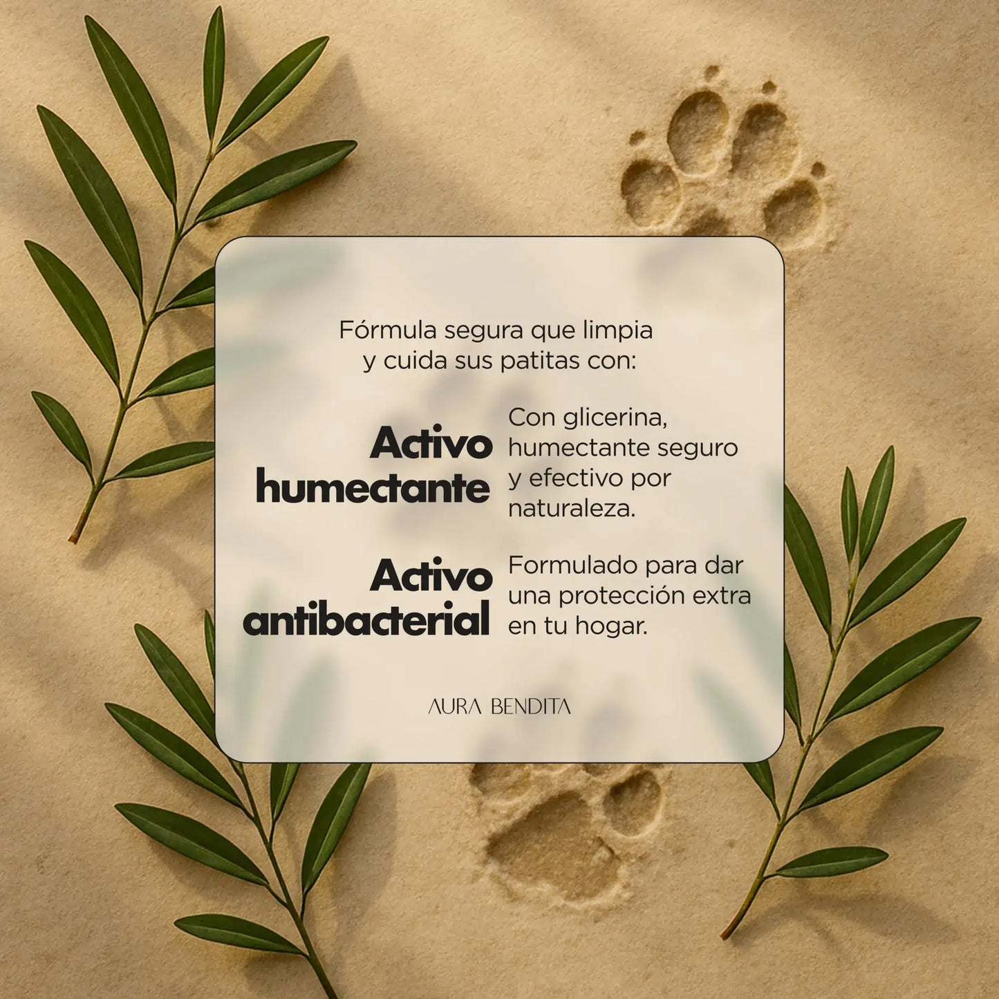 Limpiador Patas de Perro | Golden Paws - Aura Bendita