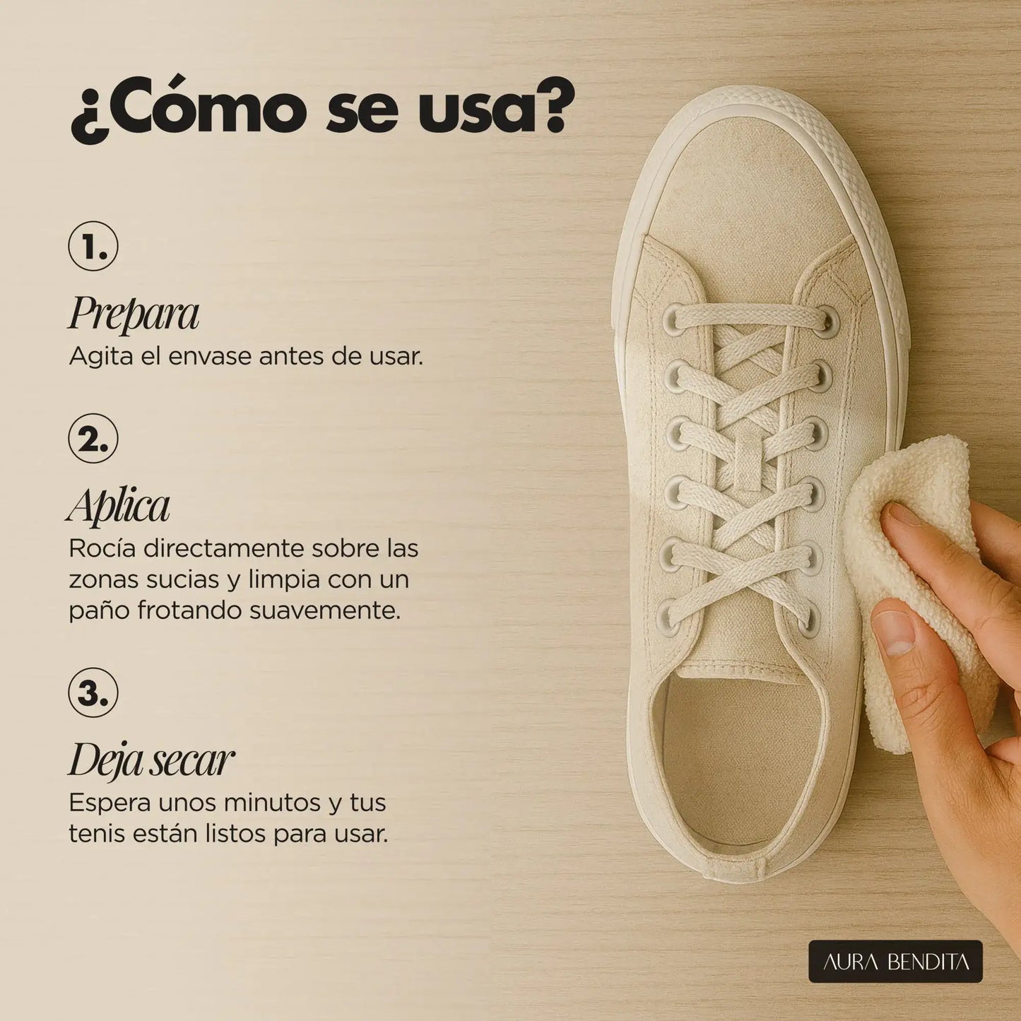 Limpiador Tenis y Calzado | Sneaker Refresh - Aura Bendita