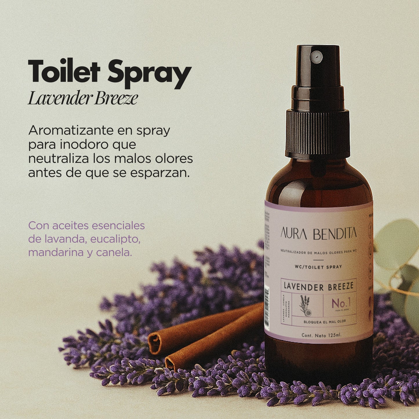 Toilet Spray | Bloquea Olores del Inodoro