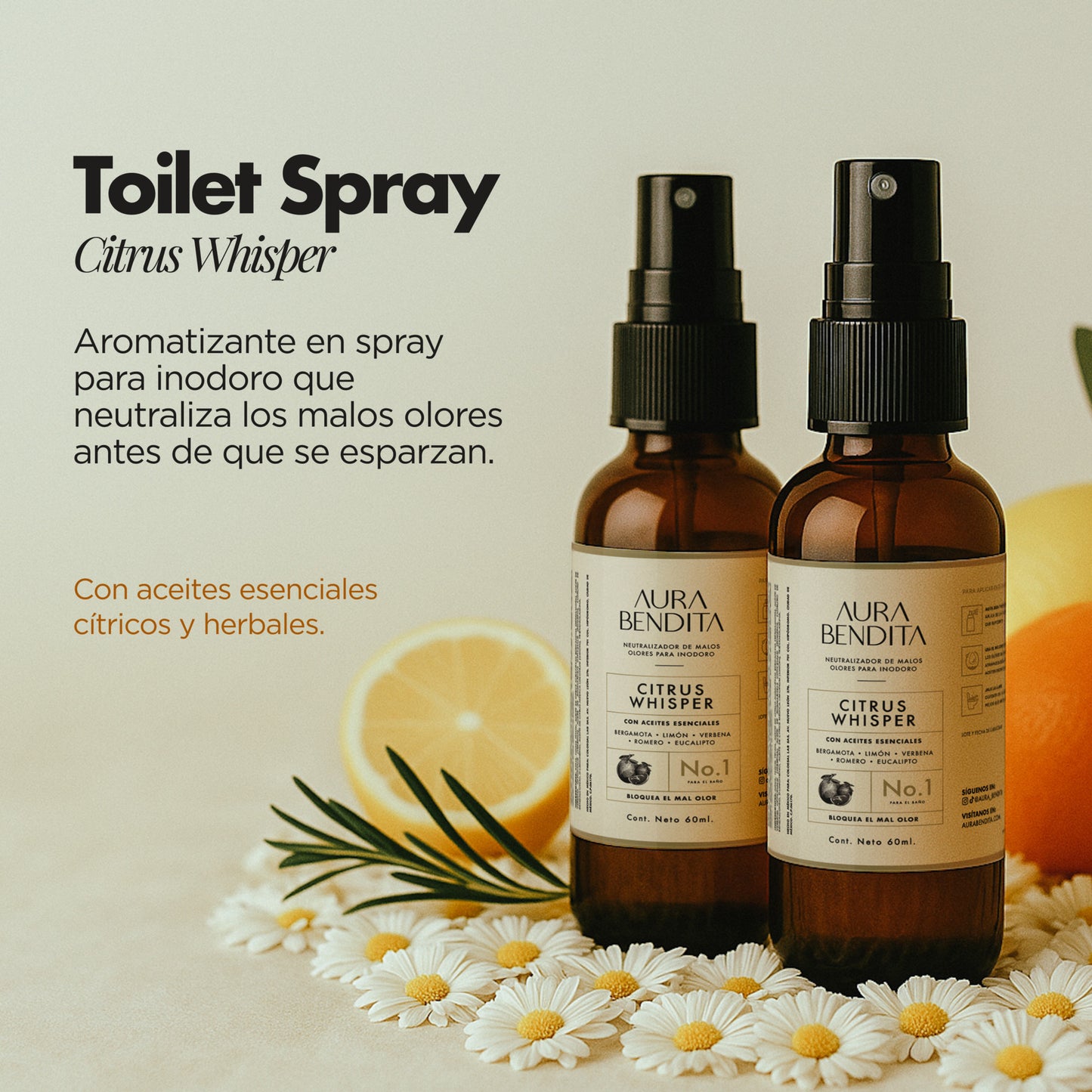 Toilet Spray | Bloquea Olores del Inodoro