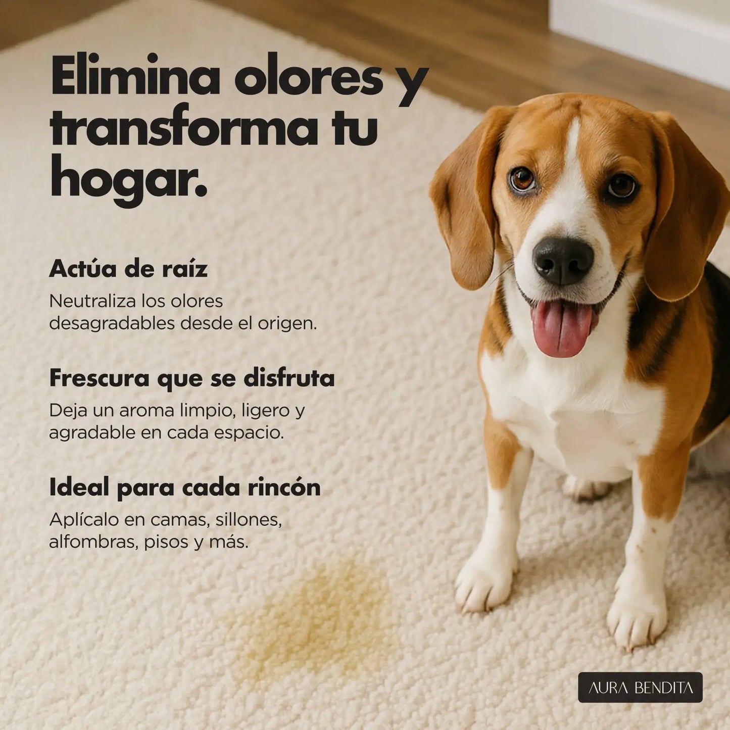 Eliminador Olores Mascotas | Total Erase - Aura Bendita