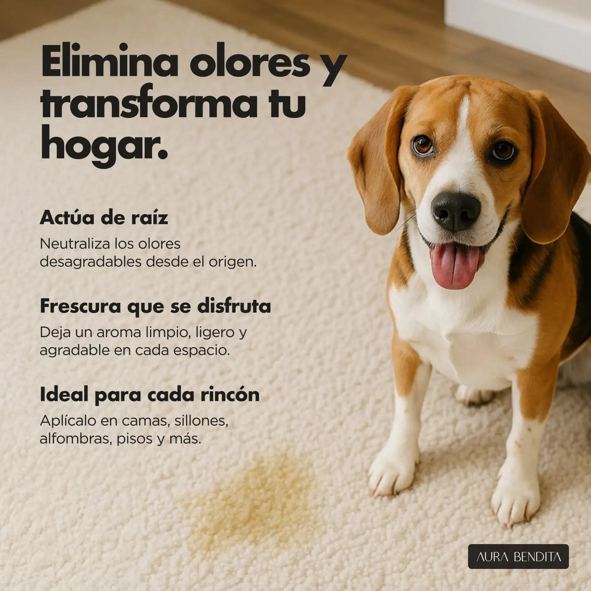 Eliminador Olores Mascotas | Total Erase - Aura Bendita
