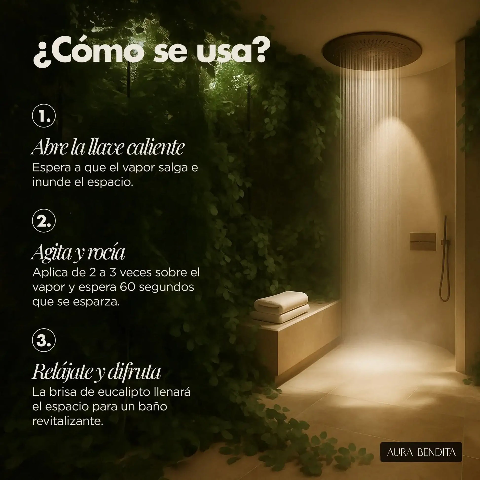 Vaporizador Regadera | Shower Steamer - Aura Bendita