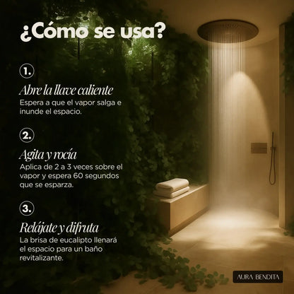 Vaporizador Regadera | Shower Steamer - Aura Bendita