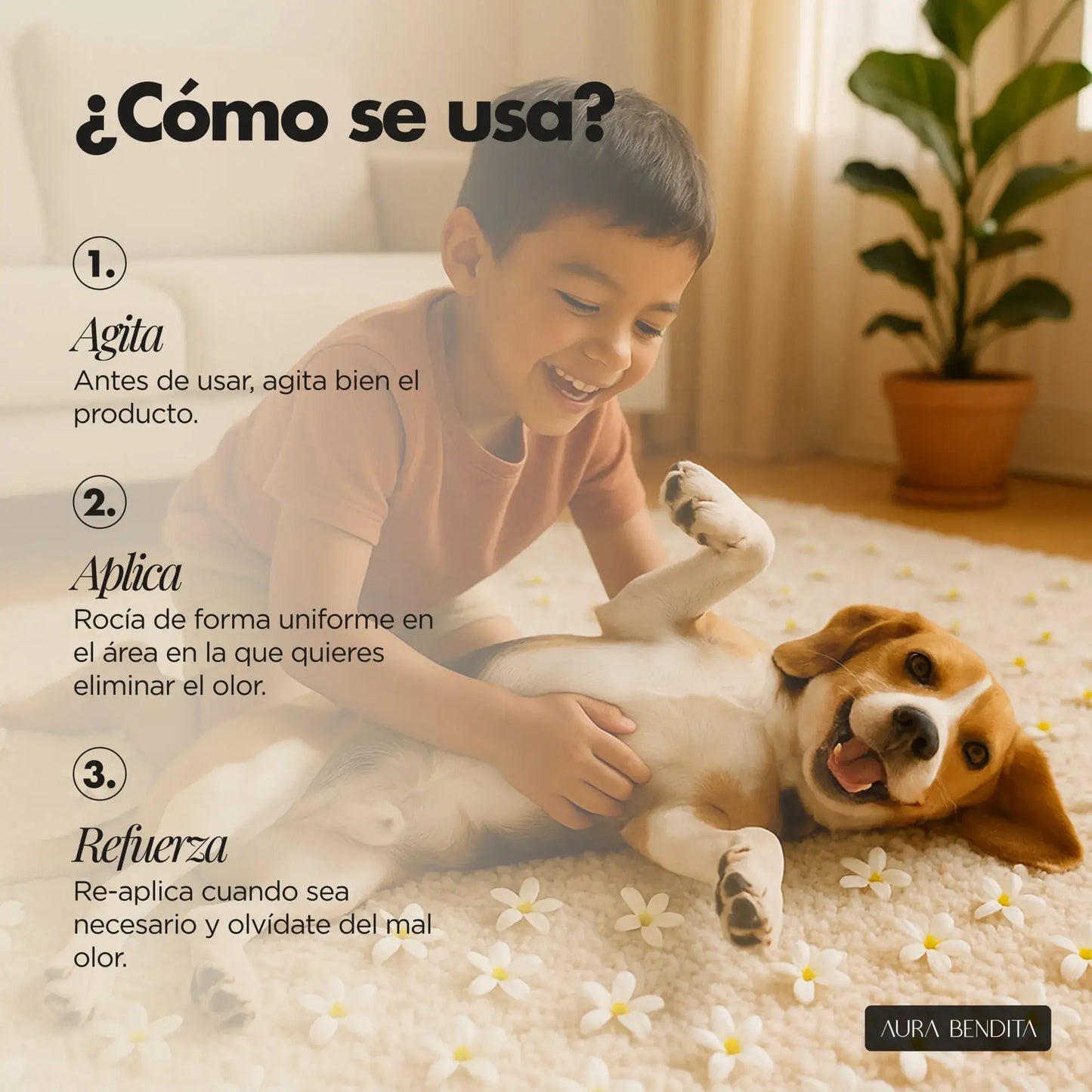 Eliminador Olores Mascotas | Total Erase - Aura Bendita
