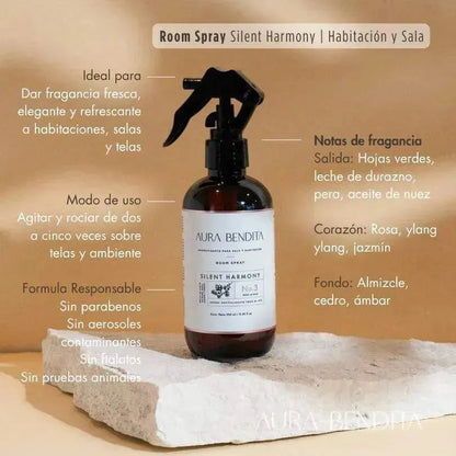 Room Spray | Silent Harmony 250ml - Aura Bendita