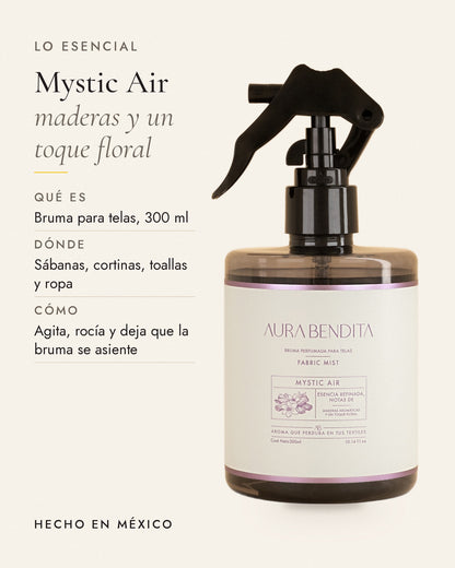 Lo esencial de Mystic Air, aromatizante de telas de 300 ml: notas y datos principales