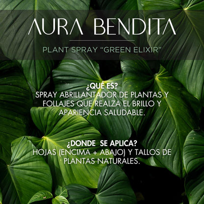 Spray para Plantas - Green Elixir 125ml - Plant Spray - Aura Bendita