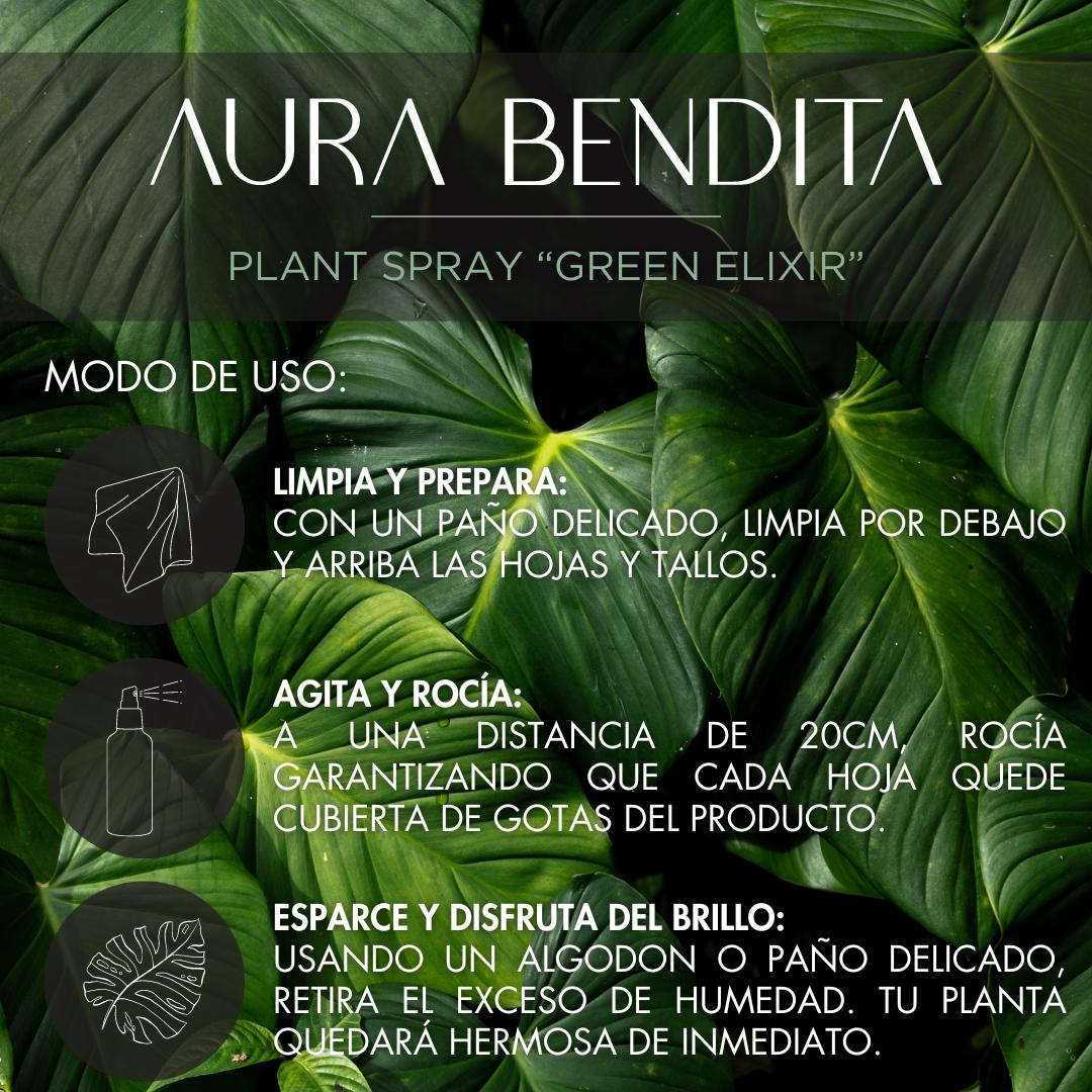 Spray para Plantas - Green Elixir 125ml - Plant Spray - Aura Bendita